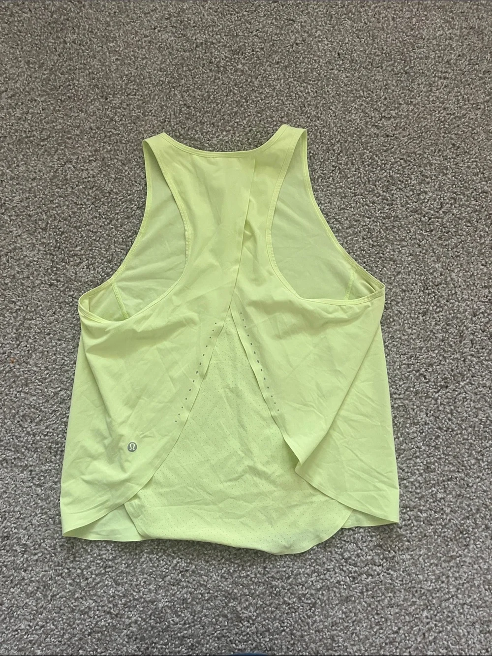 Lululemon Faded Zap Swift Ventilated Racerback Tank Size 6/8